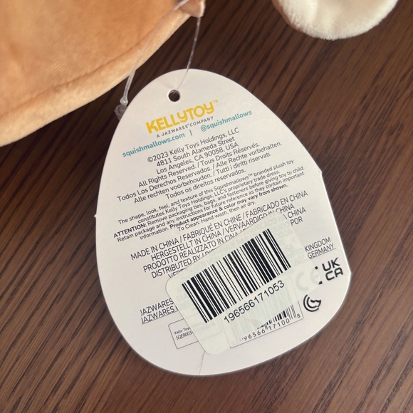 NWT Squishmallows 7.5" Griella the Cow (No Bow) Easter 2023 - Picture 6 of 7